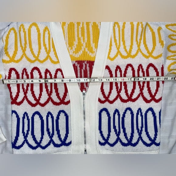 Vintage Mixit Knit Zip Cardigan Sweater - Picture 12 of 14